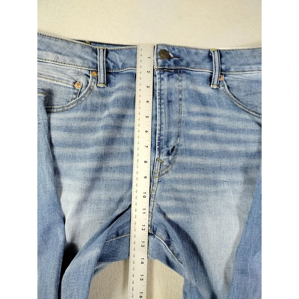 American Eagle Airflex+ Temp Tech Jeans Mens 38 Light Blue Athletic Tapered
